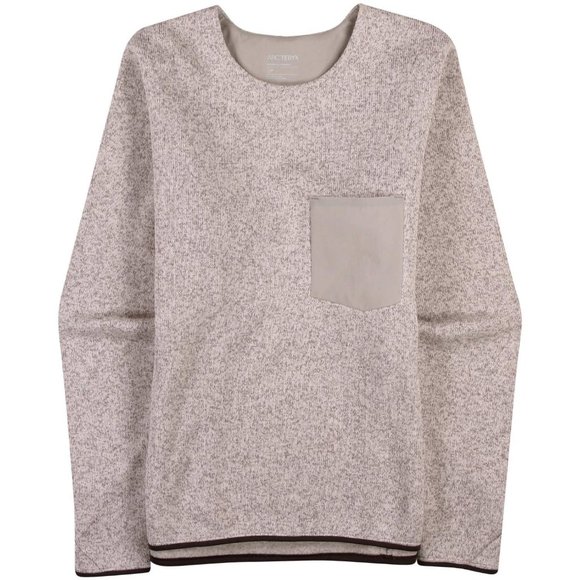 Arc'teryx Gray/Purple Crew Neck Sweater - Picture 1 of 4